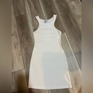 White tank top dress